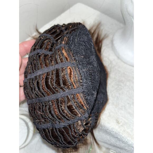 ARIA Wig by TRESSALLURE, Sheer Plum Basic Cool Comfort Cap Chic and Messy 3 - Picture 6 of 12